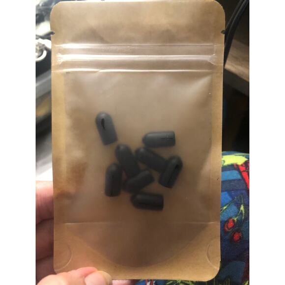 8 Rubber Feet for Longaberger Wrought Iron baker Paper Sm Corner Stand racks NEW - Picture 1 of 5